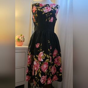 NWOT Vintage Lindy Bop Audrey Dress With Pockets UK Sz 16 US Sz. 12